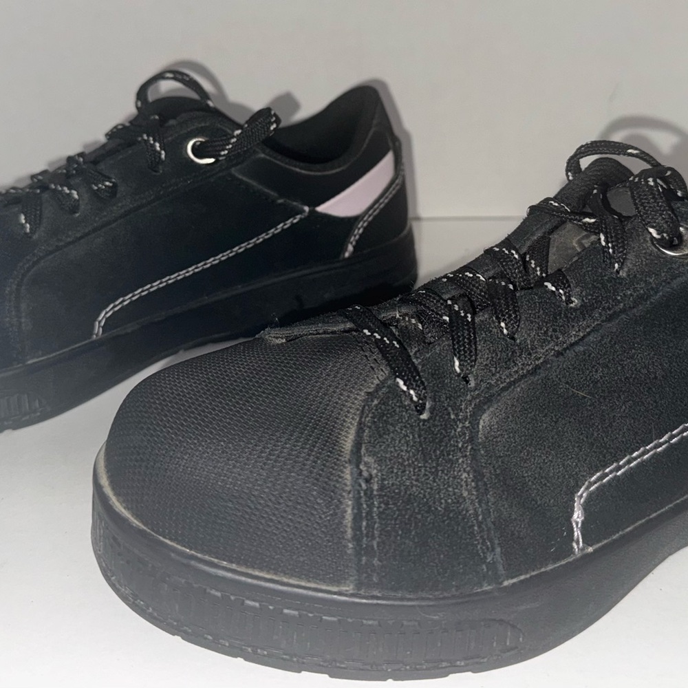BRAHMA MARIA FOR HER STEEL TOE SLIP RESISTANT WORK SHOES BLACK WOMEN'S SZ 6.5 - Picture 4 of 7